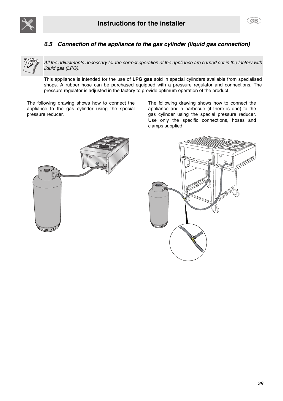 Instructions for the installer | Smeg MC30RA User Manual | Page 13 / 24