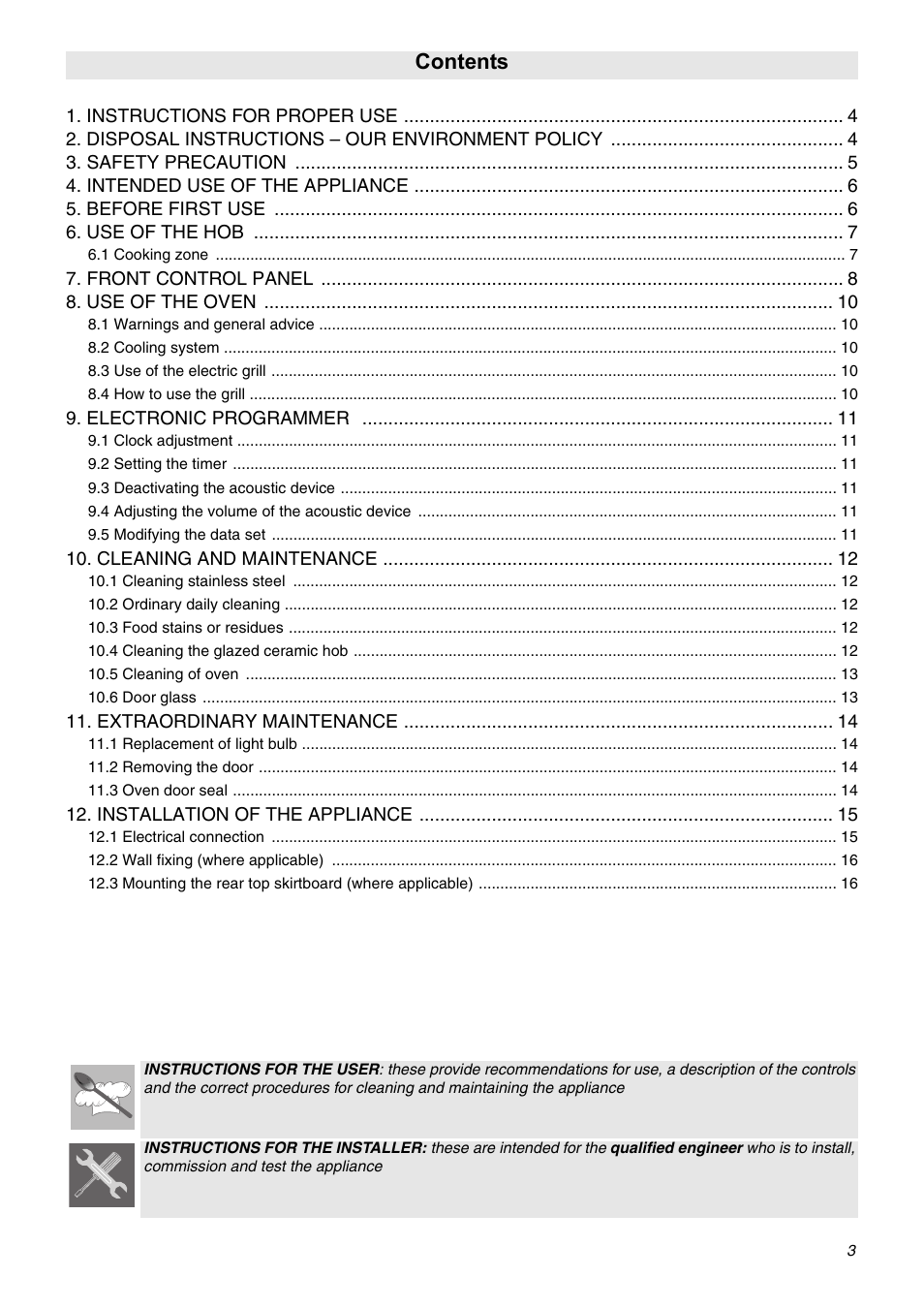 Smeg OF602XA User Manual | 16 pages