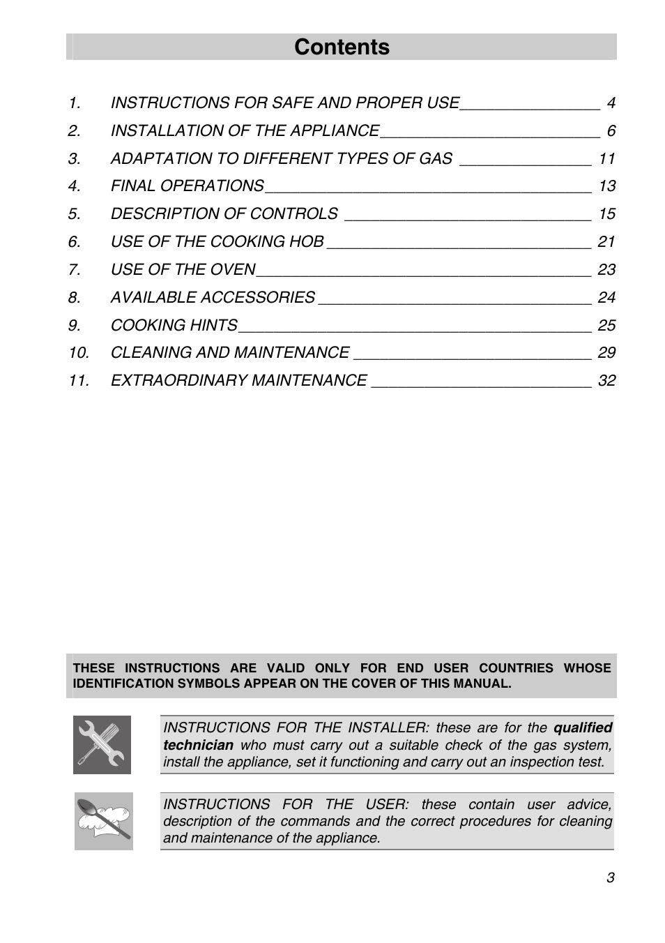 Smeg A11A-6 User Manual | 32 pages