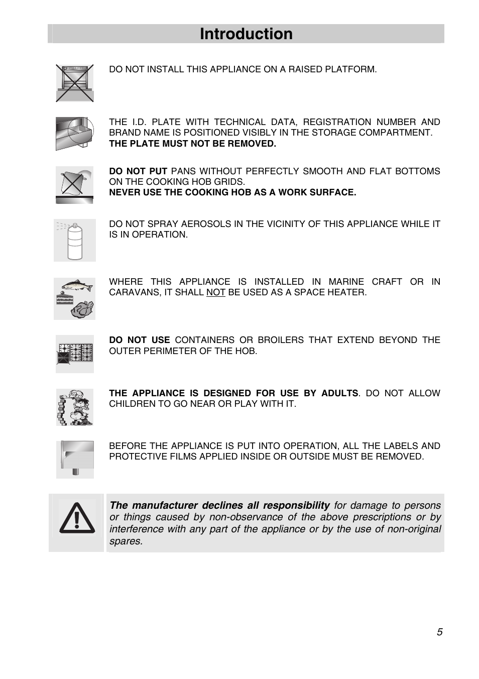 Introduction | Smeg A11A-6 User Manual | Page 3 / 32