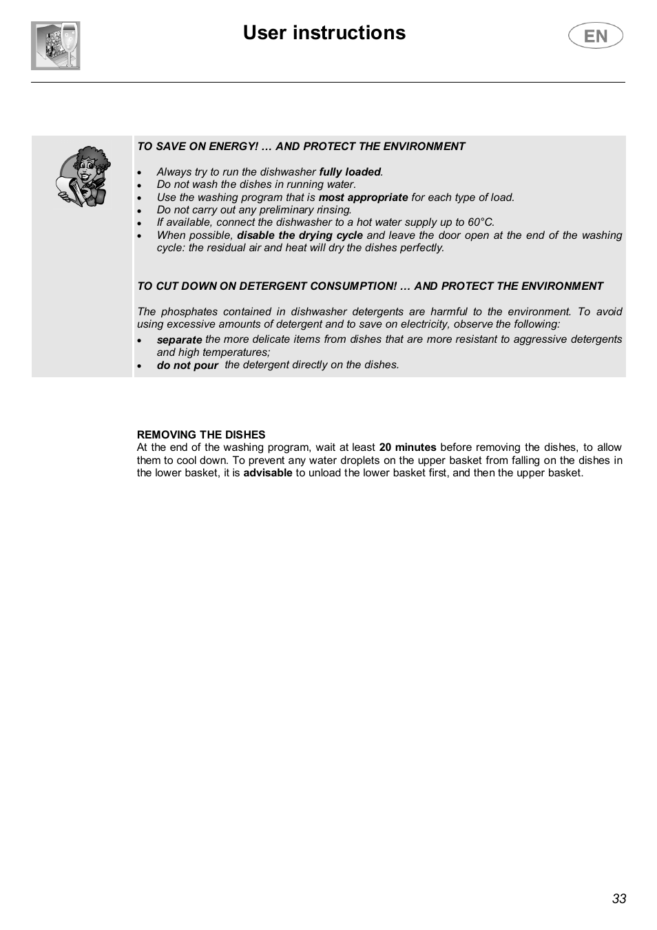 User instructions | Smeg PL19K User Manual | Page 12 / 28