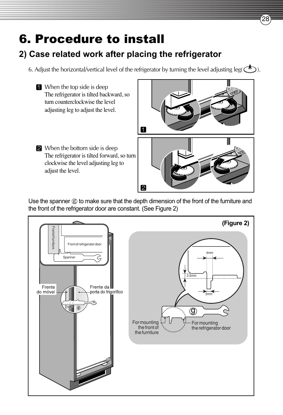 Procedure to install | Smeg LB30AFNF User Manual | Page 11 / 51