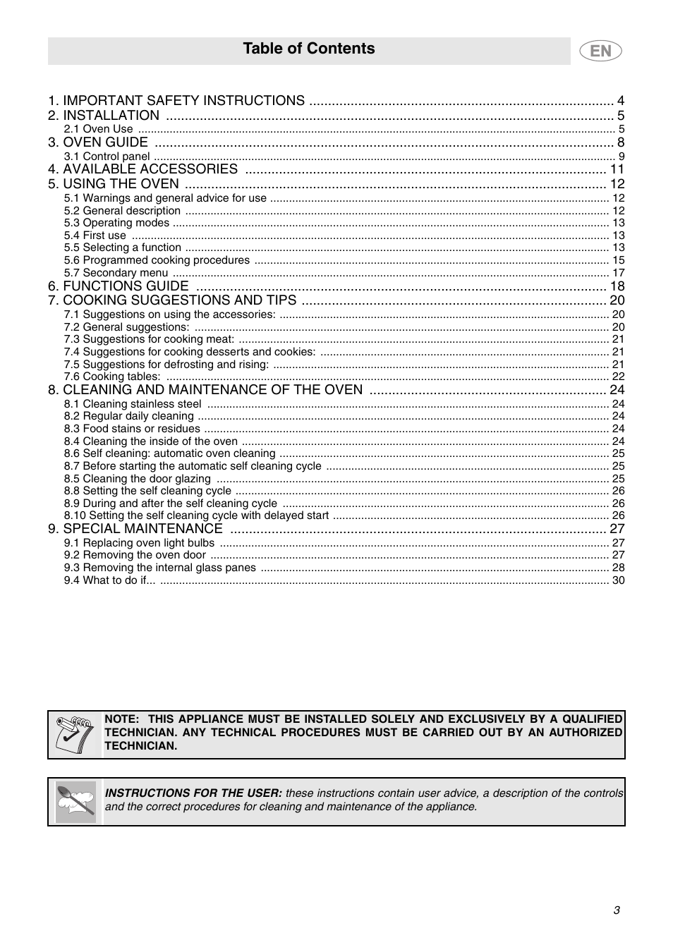 Smeg SCP111BU2 User Manual | 28 pages