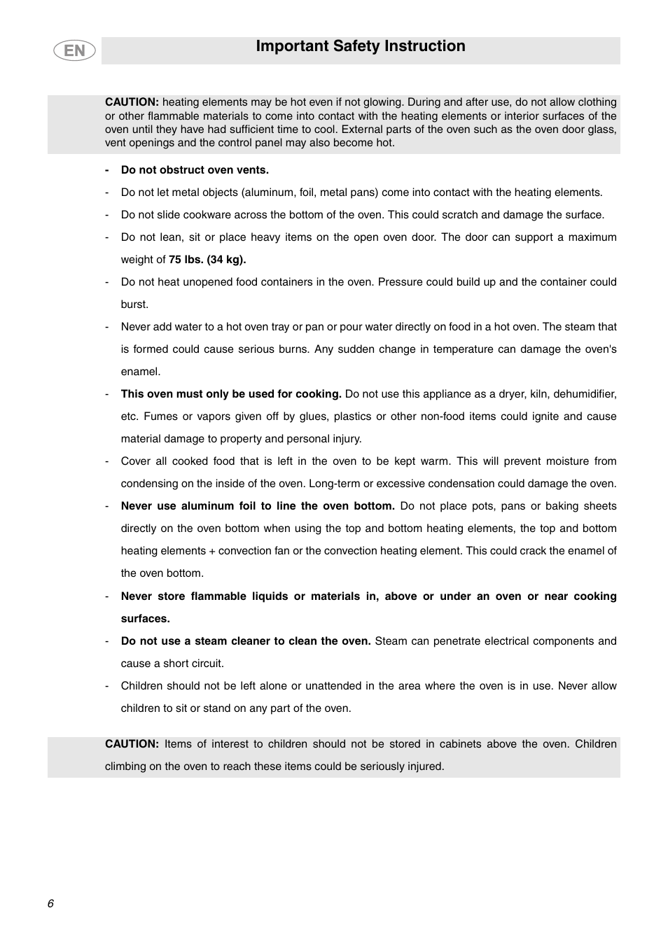 Important safety instruction | Smeg SCP111BU2 User Manual | Page 4 / 28