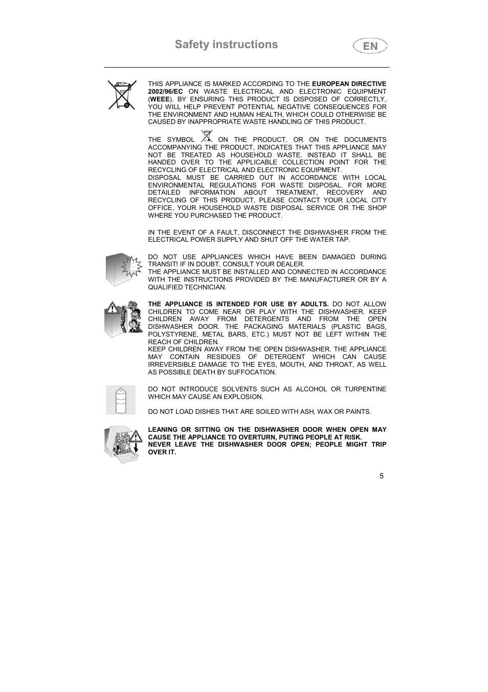 Safety instructions | Smeg ST693-1 User Manual | Page 4 / 34