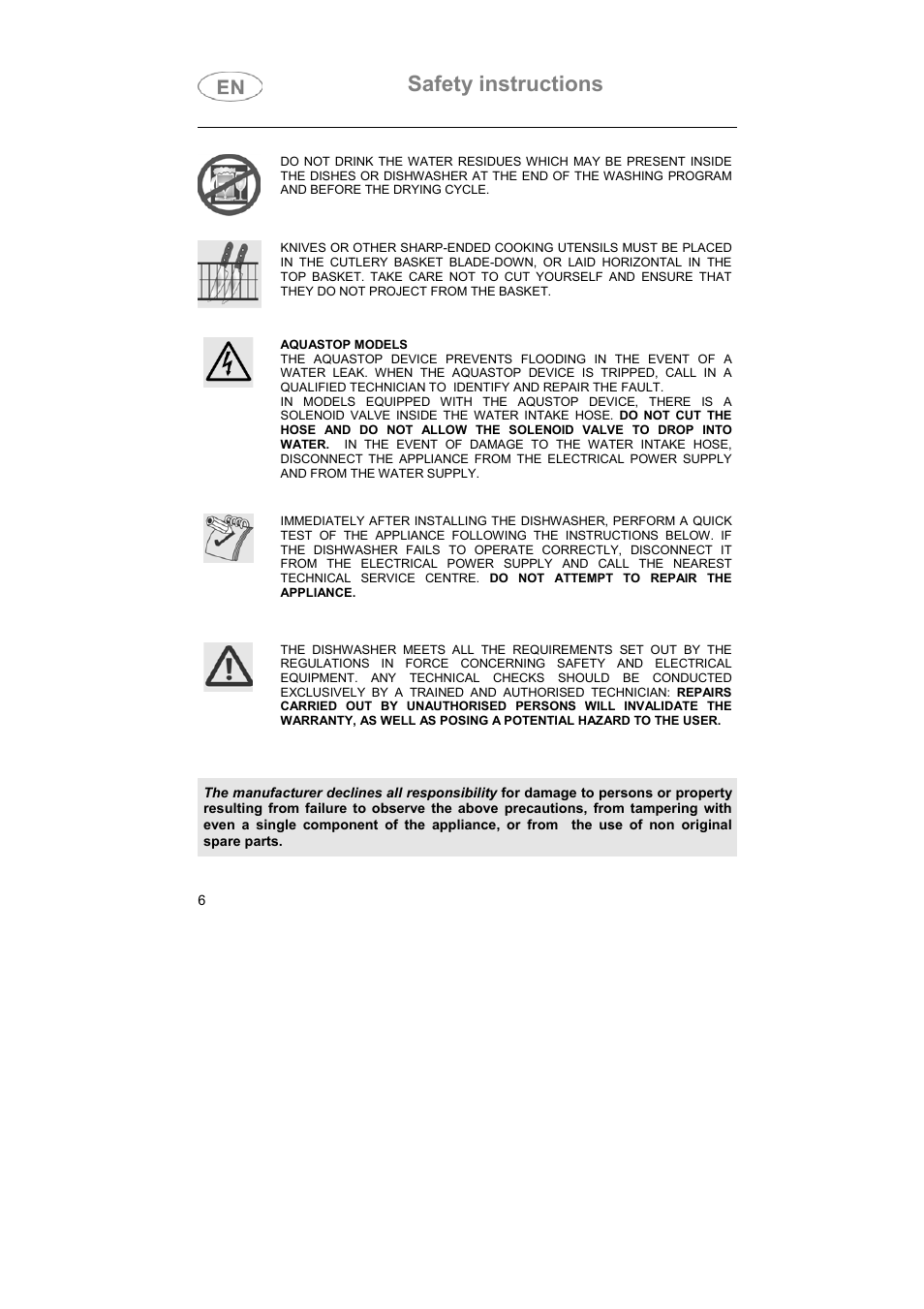 Safety instructions | Smeg ST693-1 User Manual | Page 5 / 34