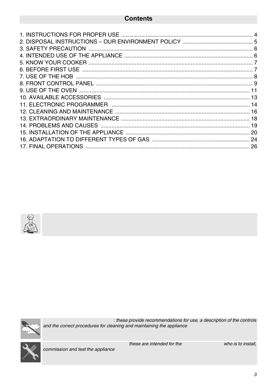 Smeg SNZ106VML User Manual | 24 pages
