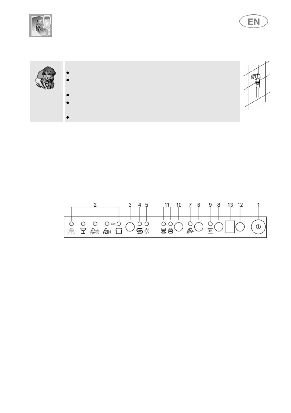 2 washing programs, User instructions | Smeg LSA14X7 User Manual | Page 14 / 40