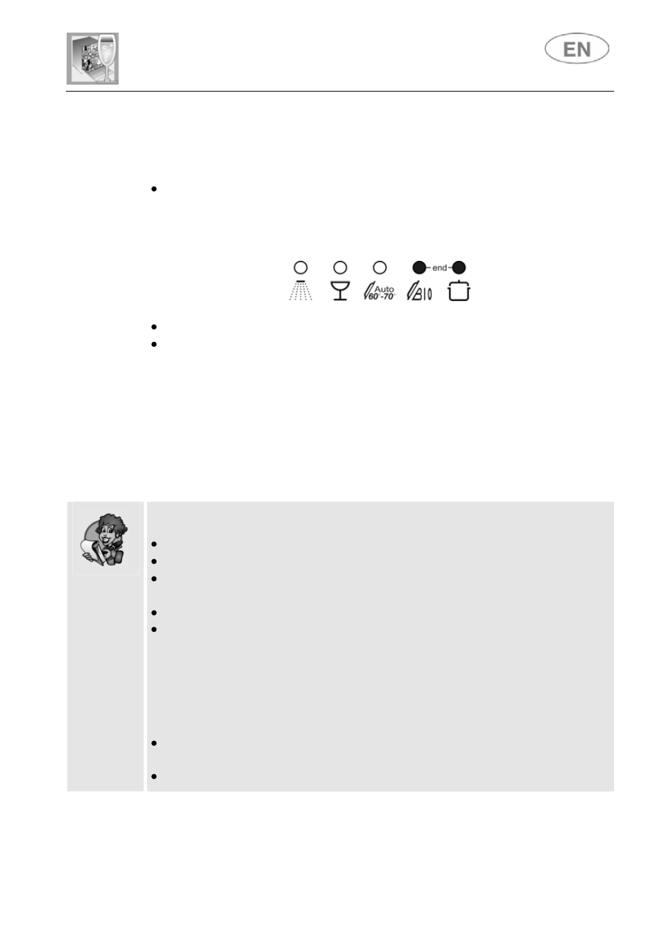 User instructions | Smeg LSA14X7 User Manual | Page 16 / 40