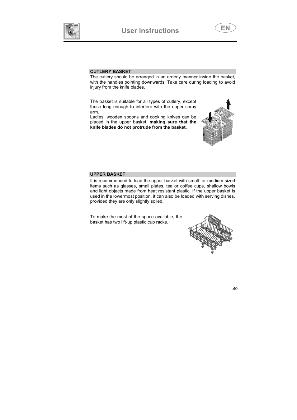 User instructions | Smeg IG40521X2 User Manual | Page 22 / 27