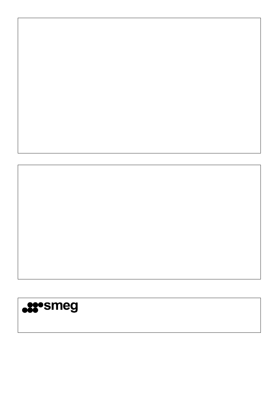 Smeg SGR30 User Manual | 12 pages