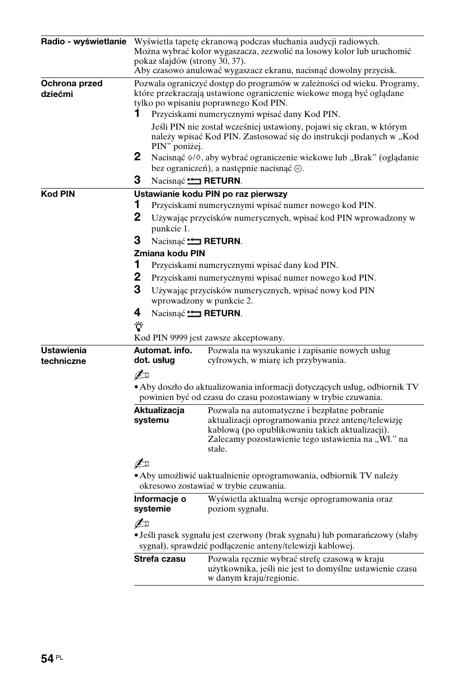 Sony KDL-40 Z4500 User Manual | Page 112 / 195