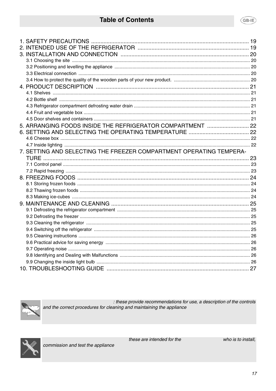 Smeg FPL33WD User Manual | 14 pages