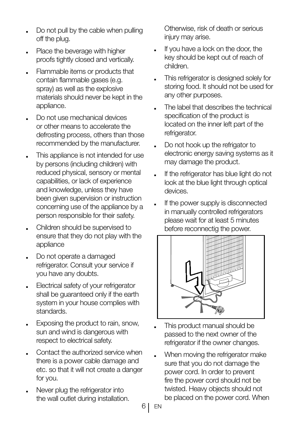 Smeg CV260PNF User Manual | Page 6 / 19