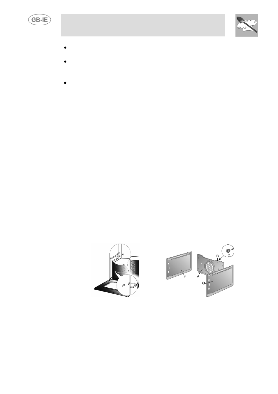 Self-cleaning liners (only on some models), Using the self-cleaning liners, Looking after the self-cleaning liners | Assembling the self-cleaning liners, Instructions for the user | Smeg SDK380X-5 User Manual | Page 25 / 27