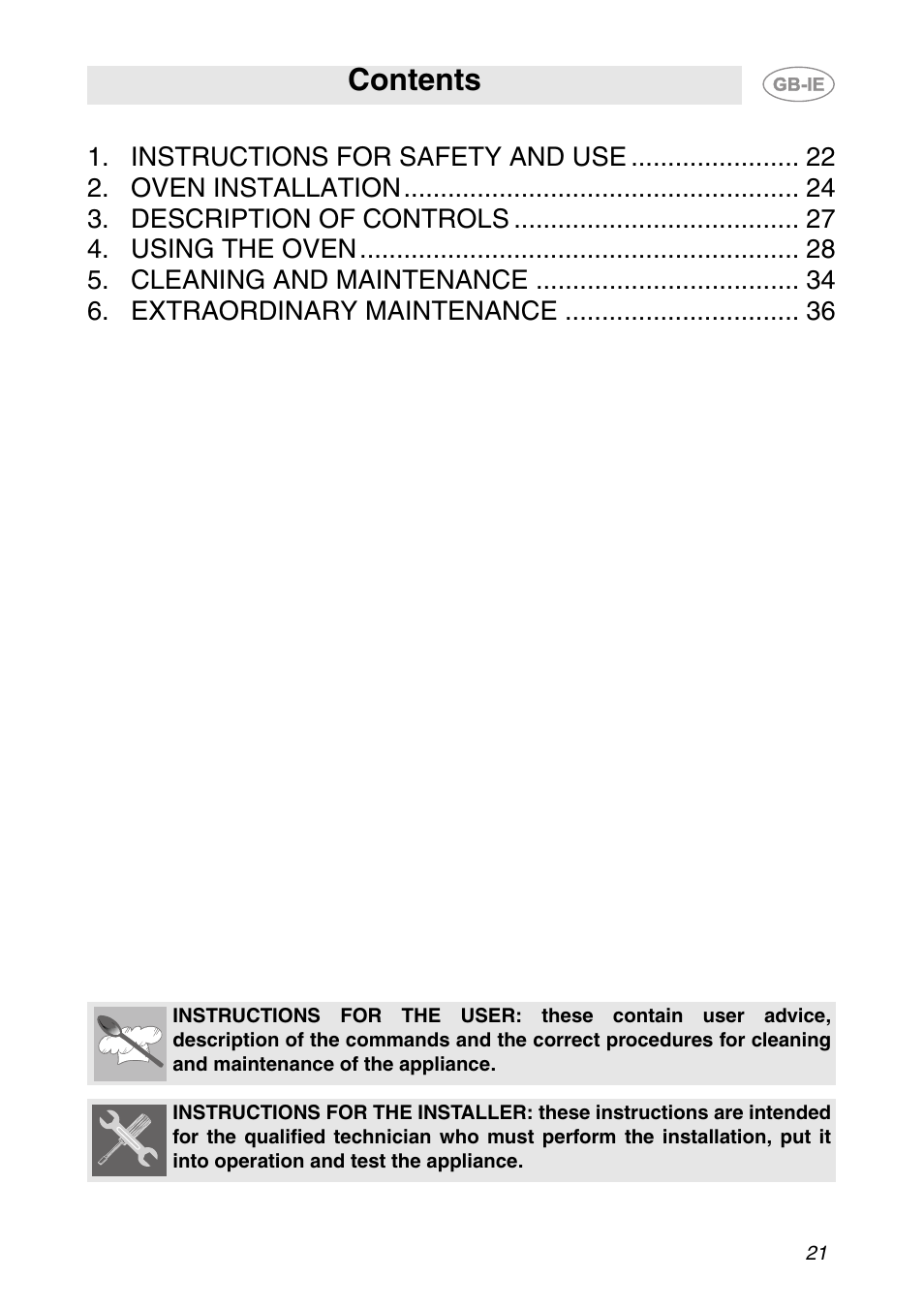Smeg ALFA141XE User Manual | 17 pages