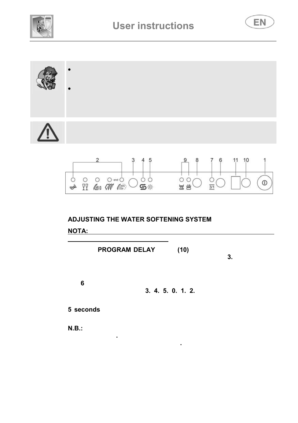 User instructions | Smeg ST147 User Manual | Page 18 / 48