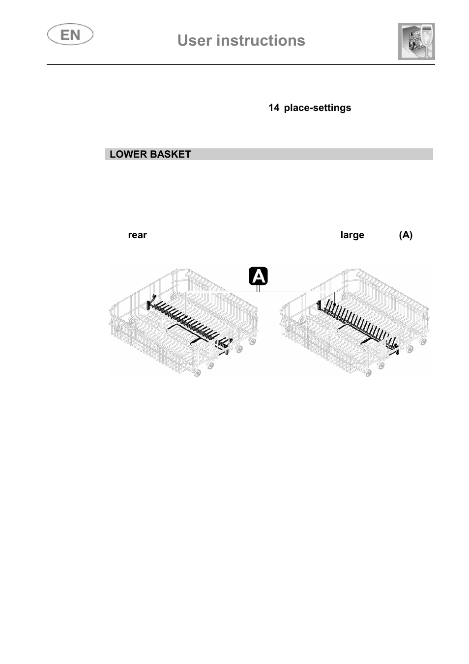 4 using the baskets, User instructions | Smeg ST147 User Manual | Page 25 / 48