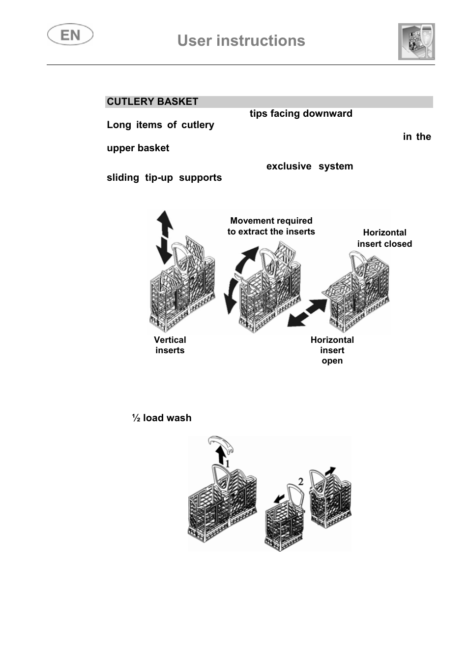 User instructions | Smeg ST147 User Manual | Page 27 / 48