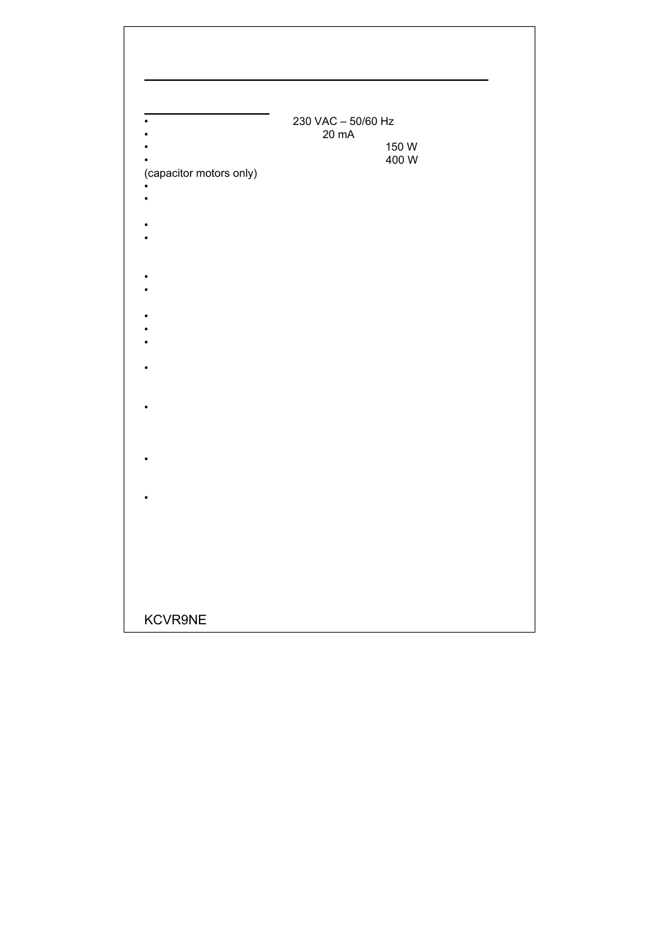 Smeg KCVR9NE User Manual | Page 5 / 8