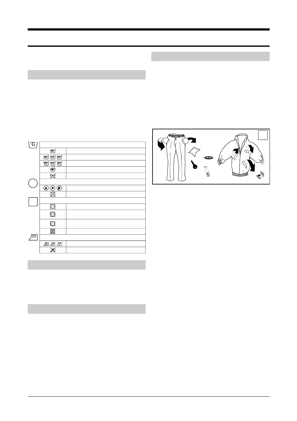 Preparing the laundry, Type of fabrics, Colour fastness | Degree of soil, Loading | Smeg WLB500T User Manual | Page 7 / 16