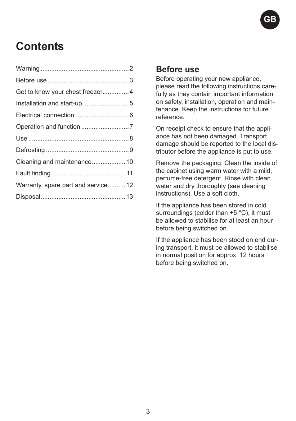 Smeg CH300 User Manual | Page 3 / 13
