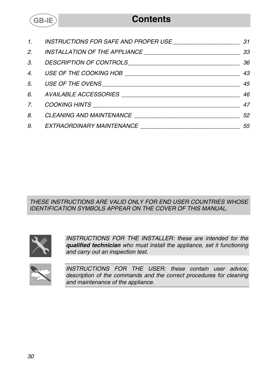 Smeg A42C-5 User Manual | 27 pages