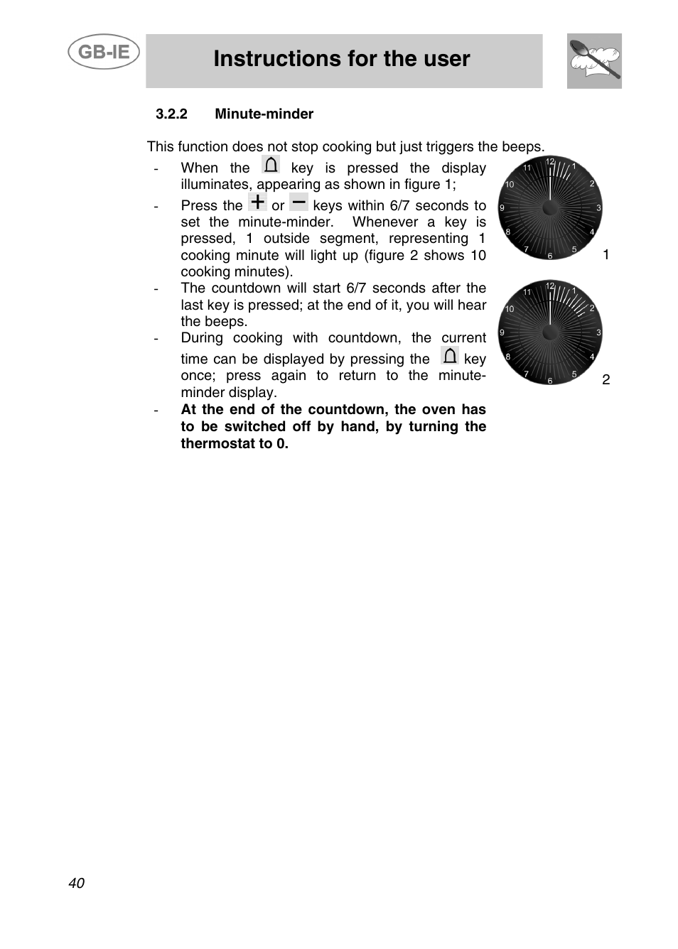 Instructions for the user | Smeg A42C-5 User Manual | Page 11 / 27