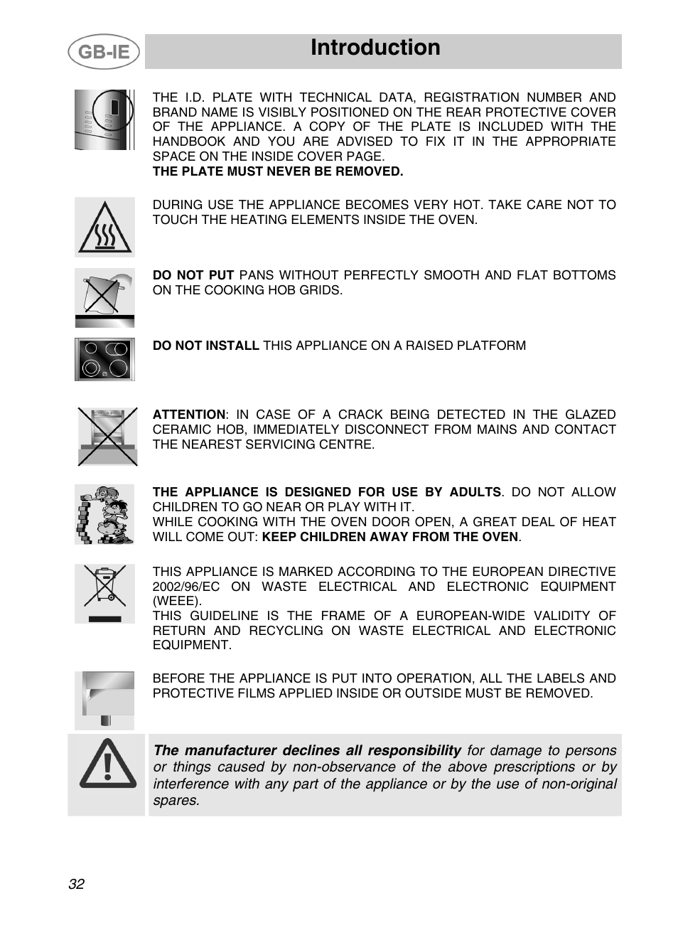 Introduction | Smeg A42C-5 User Manual | Page 3 / 27
