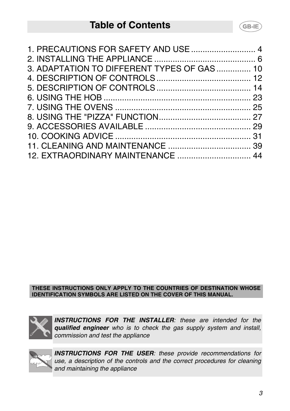 Smeg CS150SA User Manual | 43 pages