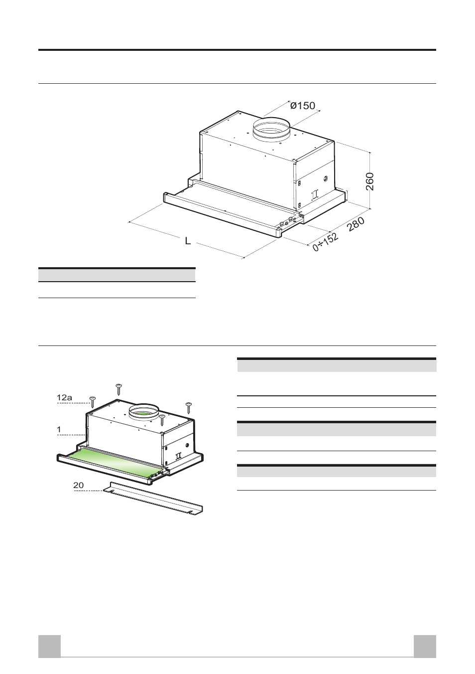 25 de, Charakteristiken, Platzbedarf komponenten | Smeg KSET96 User Manual | Page 25 / 44