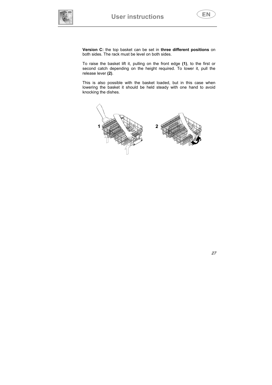 User instructions | Smeg STA645Q User Manual | Page 29 / 37