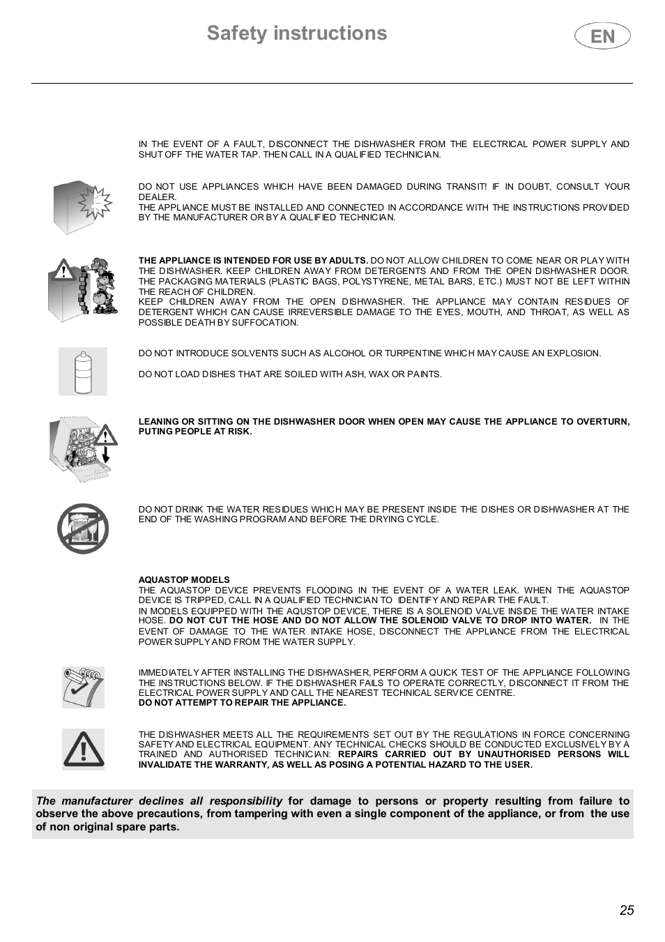 Safety instructions | Smeg STX4-3 User Manual | Page 4 / 25