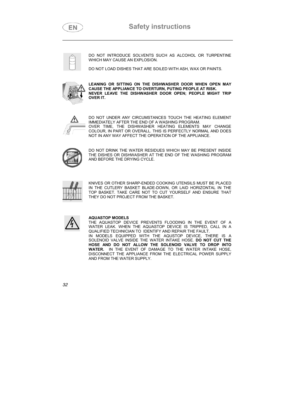 Safety instructions | Smeg STA613 User Manual | Page 15 / 38