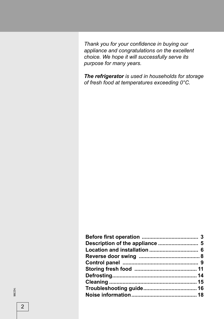 Smeg 142396 User Manual | Page 2 / 20