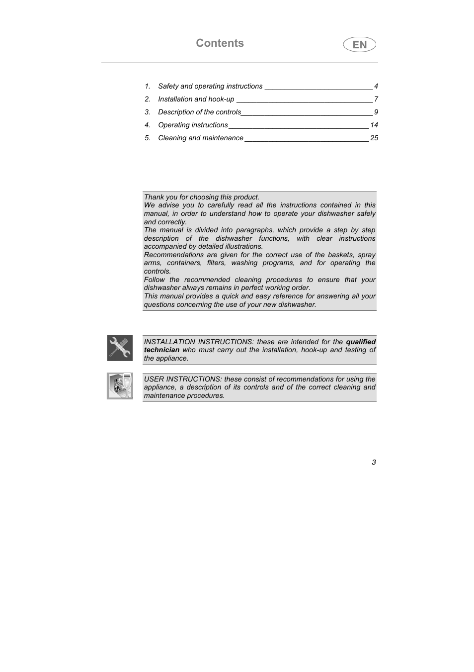 Smeg EN User Manual | Page 3 / 29