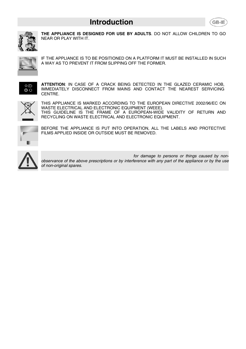 Introduction | Smeg SCB66MFB User Manual | Page 3 / 15