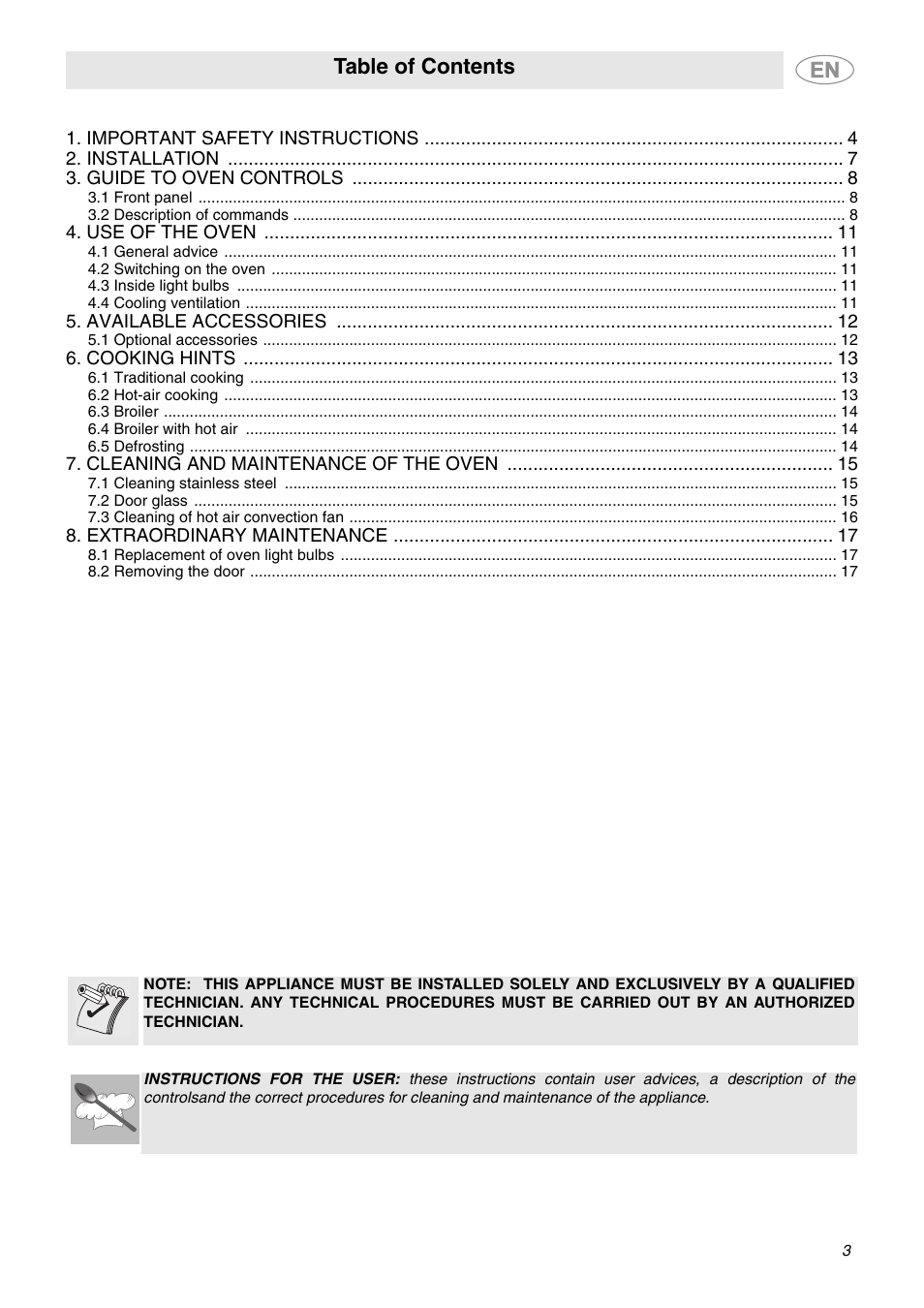Smeg FU65-5 User Manual | 15 pages