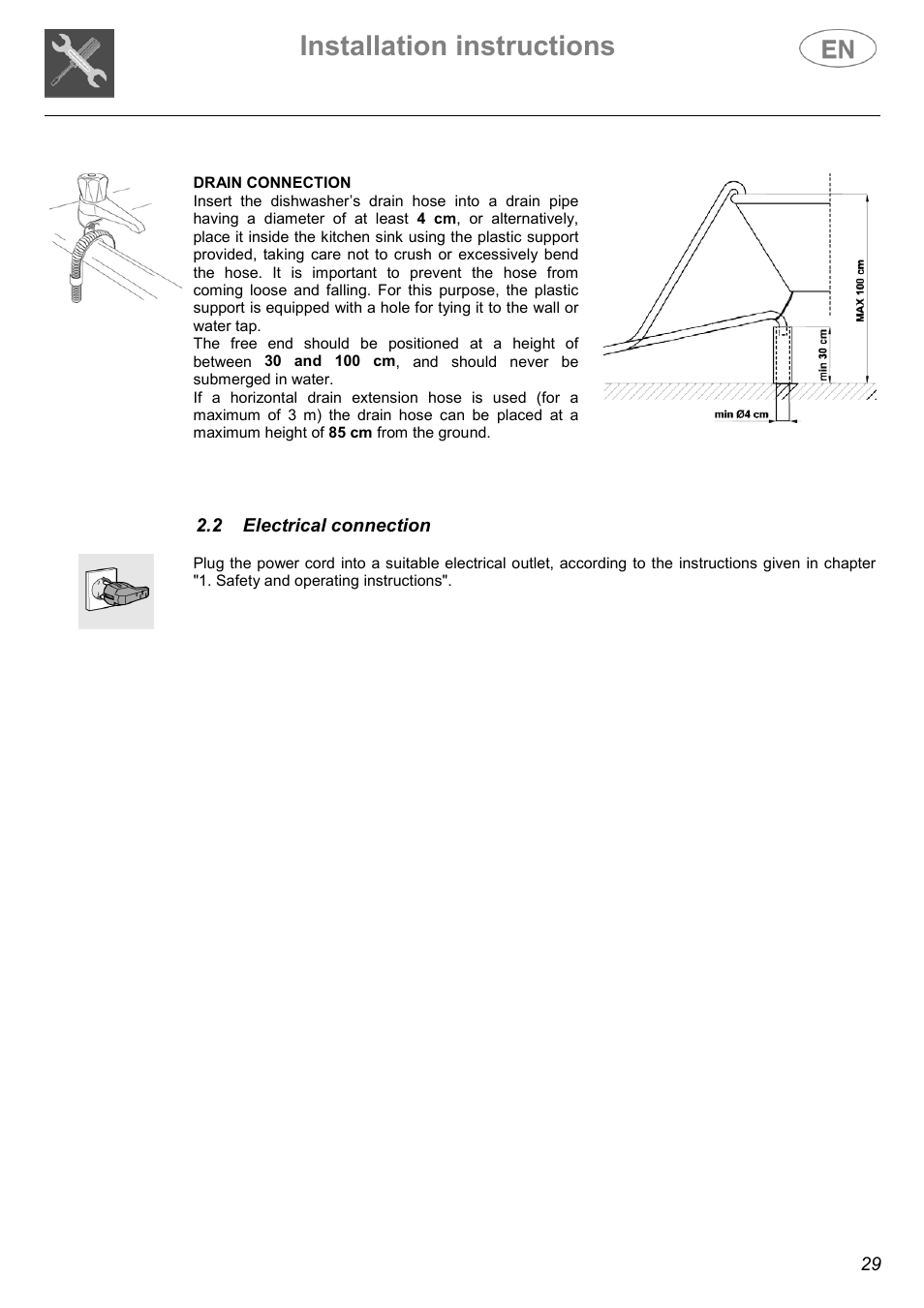 Installation instructions | Smeg ST144 User Manual | Page 6 / 27