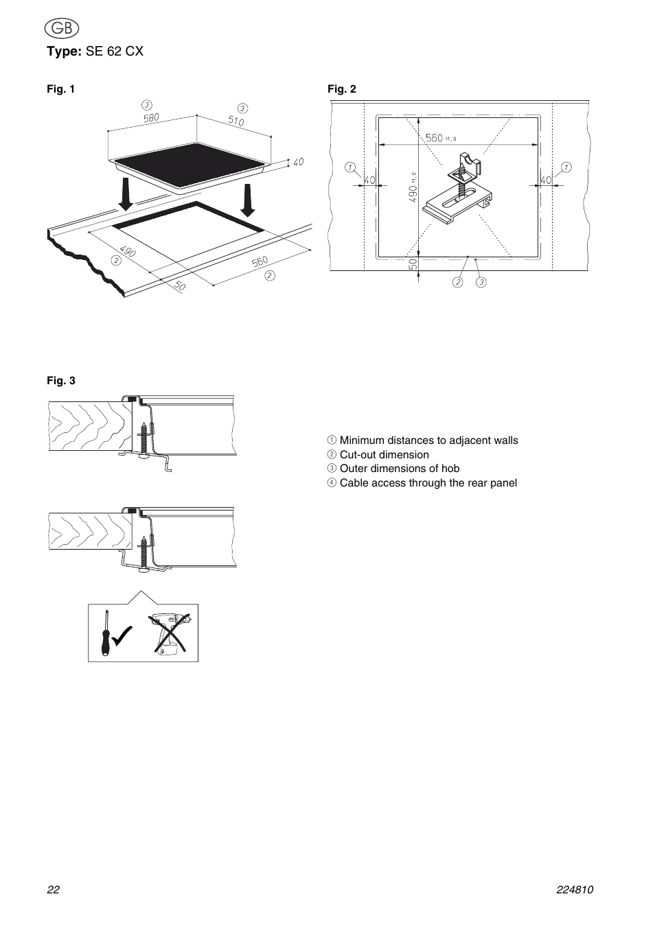 Smeg SE62CX User Manual | Page 8 / 8