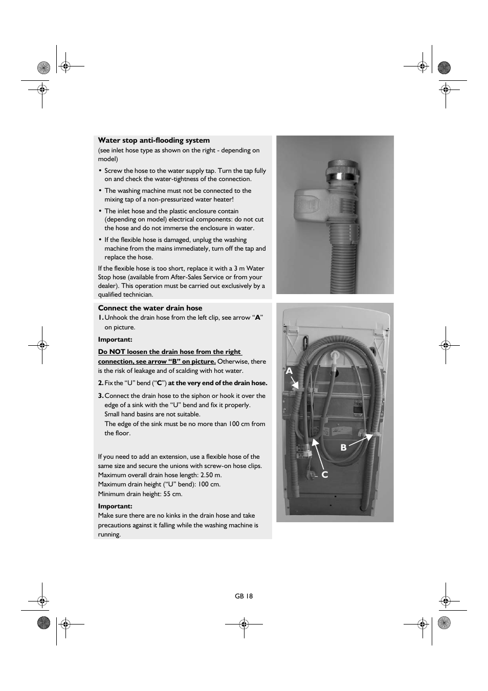 Ab c | Smeg TLS8 User Manual | Page 18 / 19