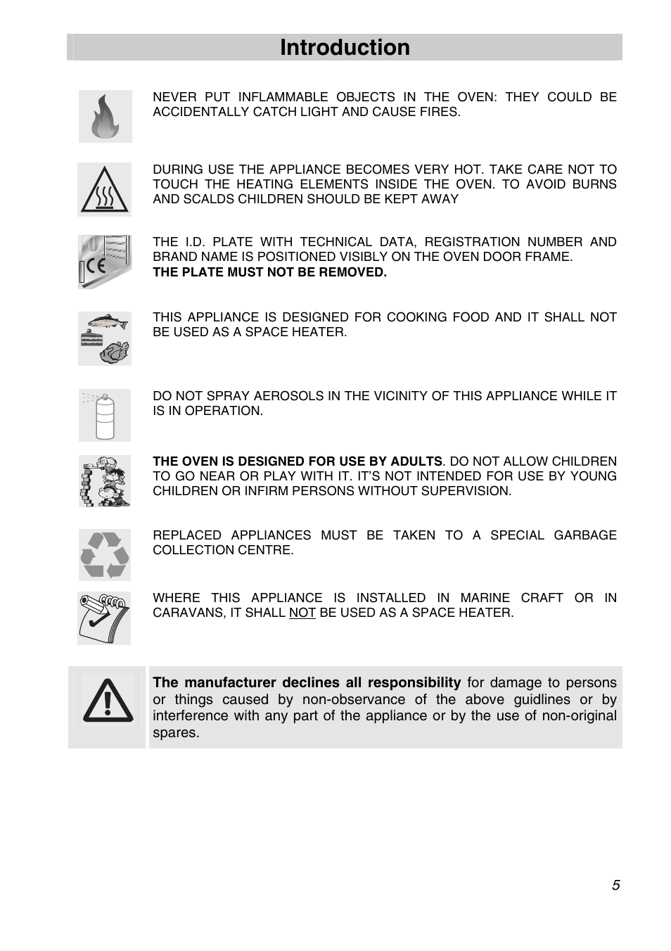 Introduction | Smeg SCA301X User Manual | Page 3 / 28