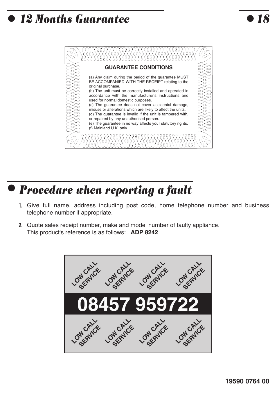 Smeg ADP8242 User Manual | Page 19 / 19