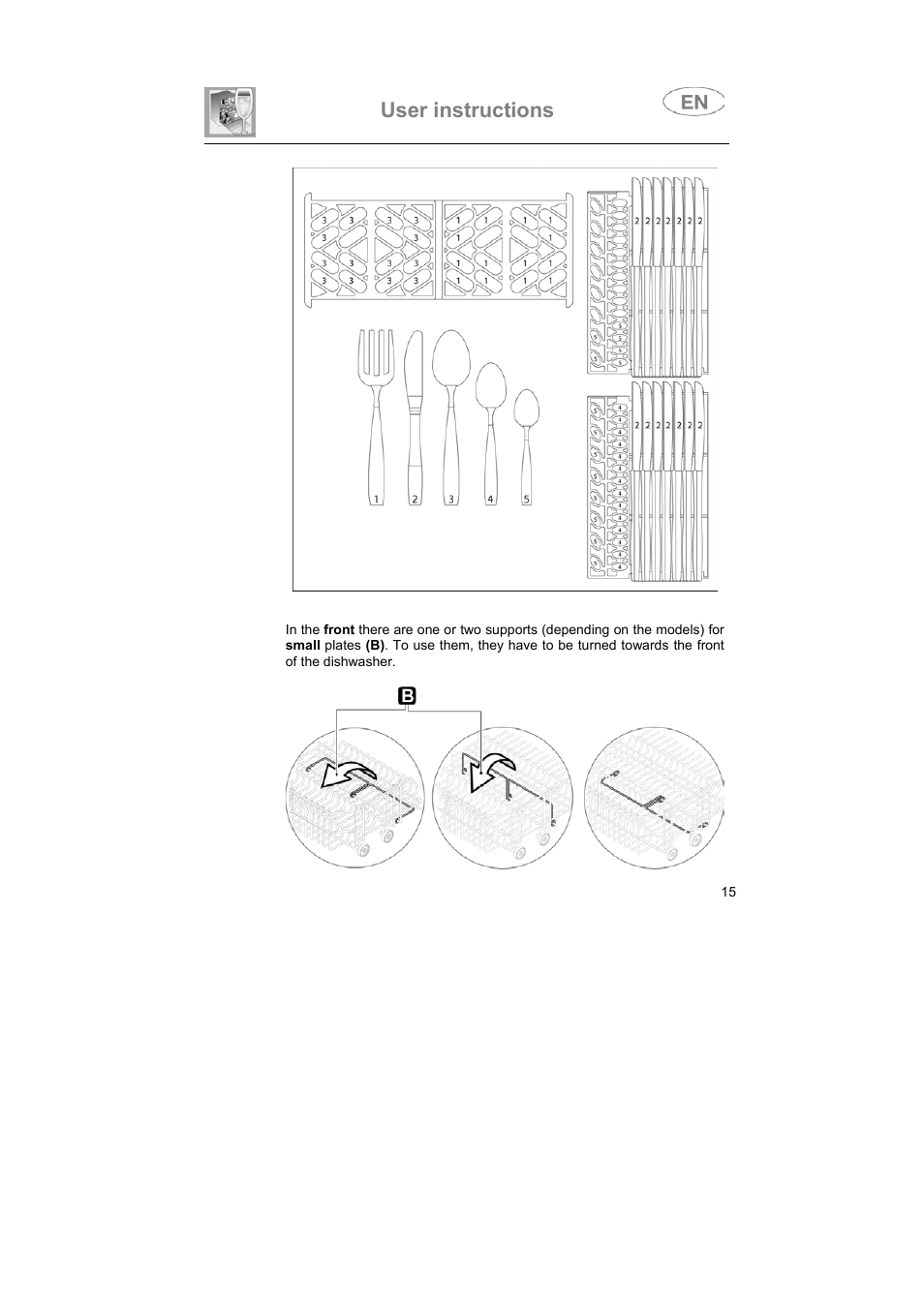 User instructions | Smeg ST93P User Manual | Page 14 / 35