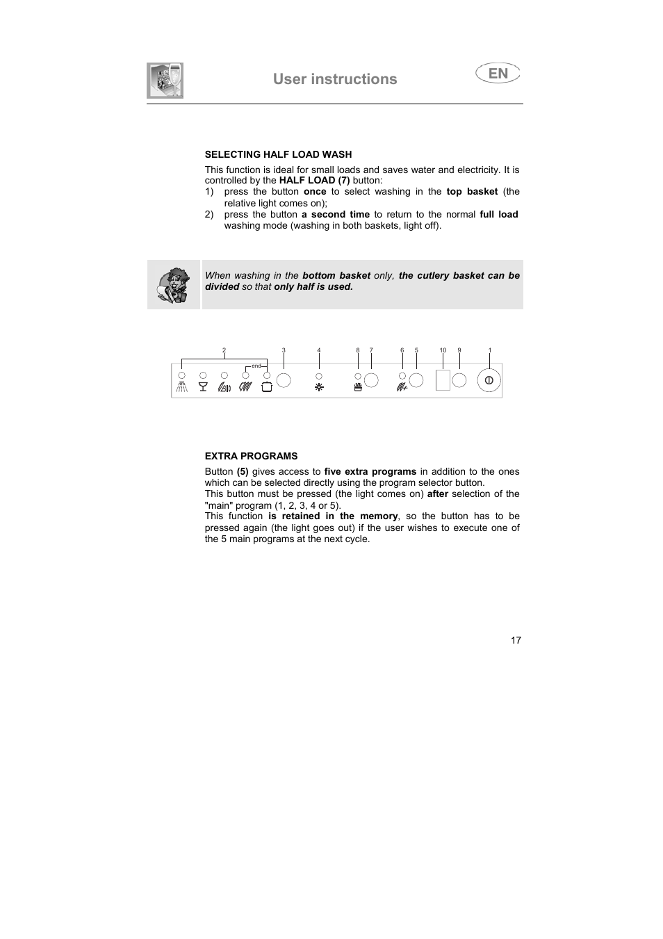 User instructions | Smeg ST93P User Manual | Page 16 / 35