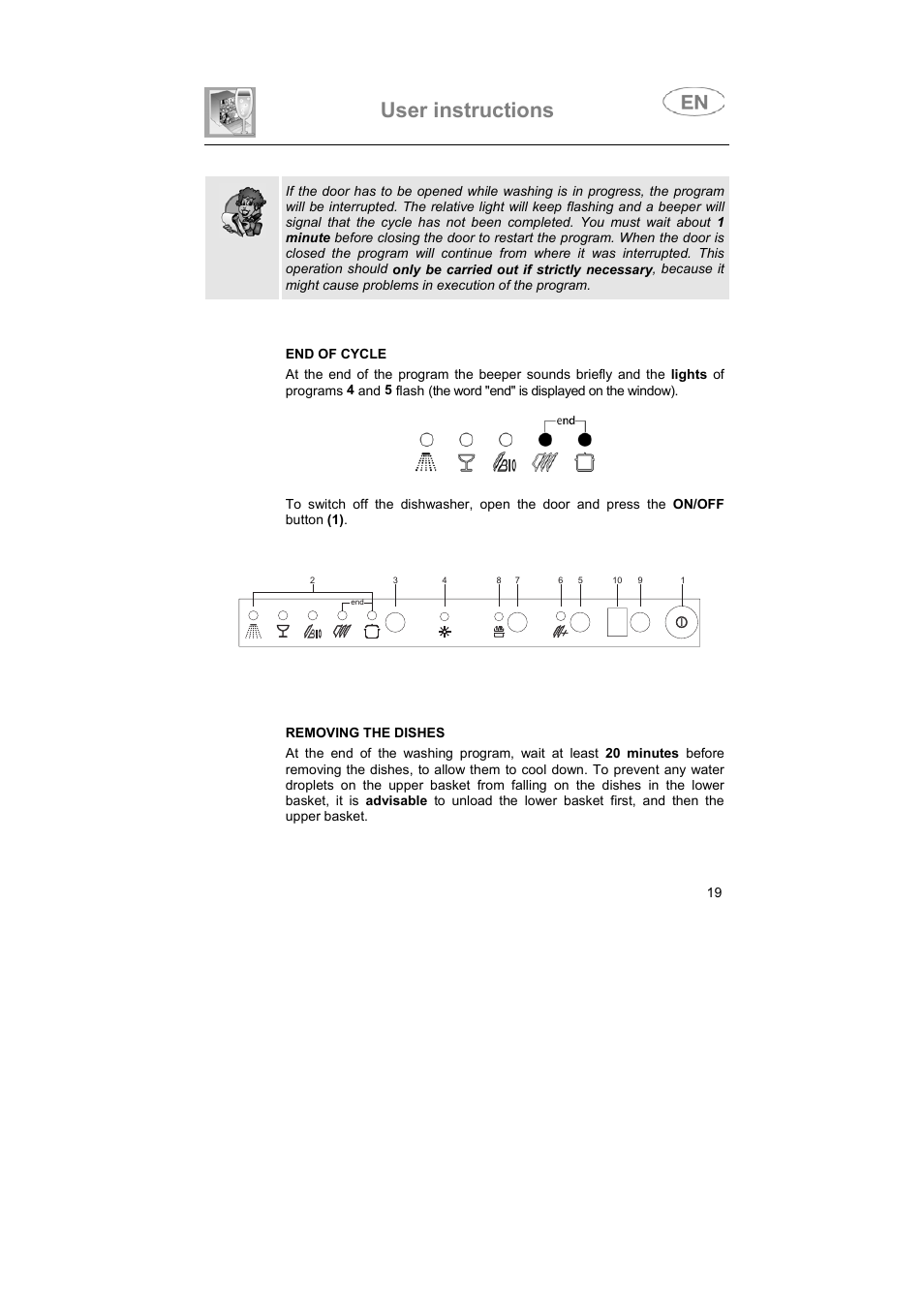 User instructions | Smeg ST93P User Manual | Page 18 / 35