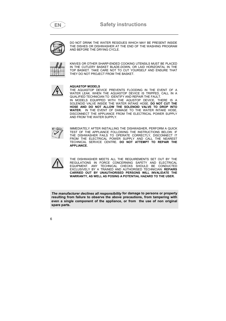 Safety instructions | Smeg ST93P User Manual | Page 5 / 35