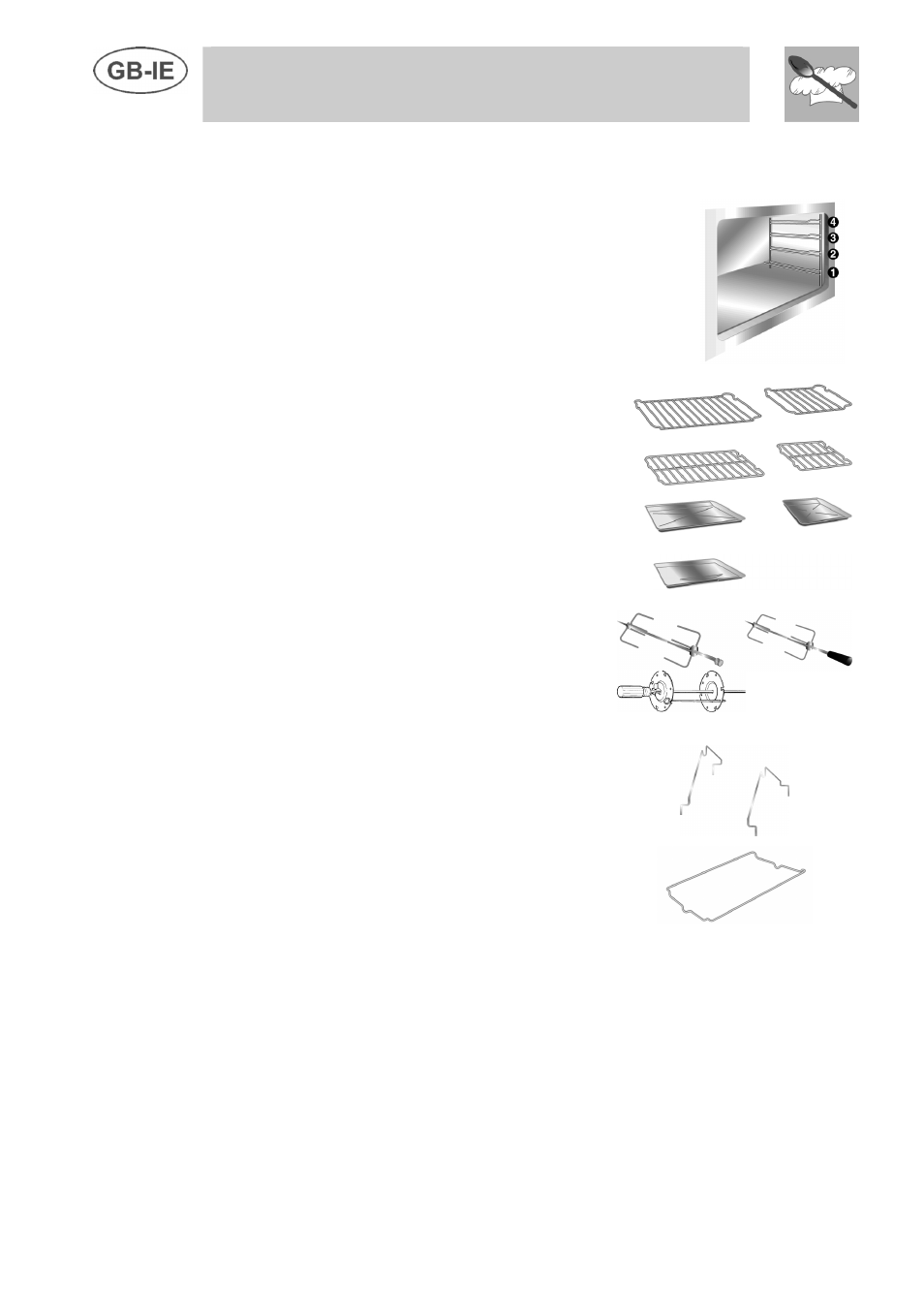 Instructions for the user, Accessories | Smeg A3 User Manual | Page 20 / 35