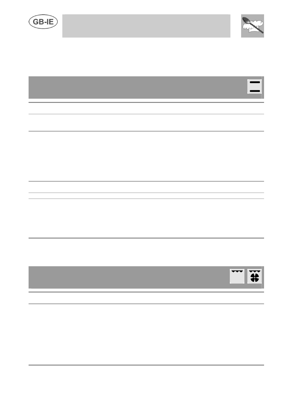 Instructions for the user, Traditional cooking, Grilling | 10 recommended cooking table | Smeg A3 User Manual | Page 28 / 35