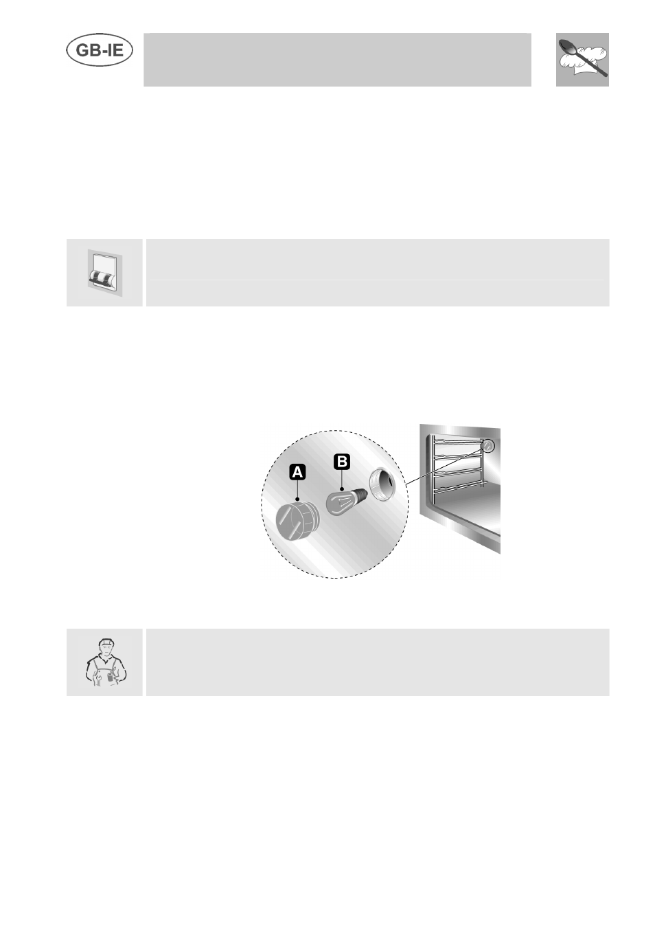 Instructions for the user, Extraordinary maintenance | Smeg A3 User Manual | Page 34 / 35